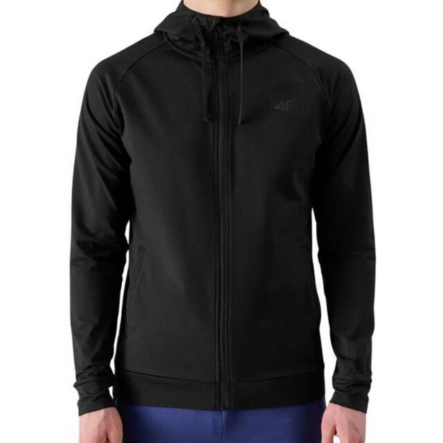 4F Heren wss25tfswm512 hoodie met volledige rits UTPP5413_black large