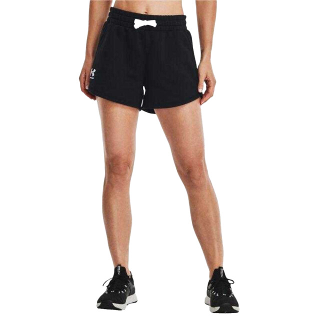 Under Armour Dames rival fleece korte broek UTPP5298_black large