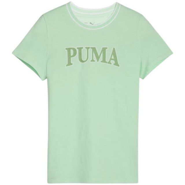 Puma Kinderen/ squad logo t-shirt UTPP5401_green large