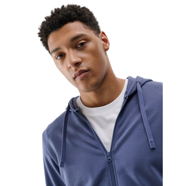 4F Heren wmm00tswsm1768 hoodie met volledige rits UTPP5405_blue large