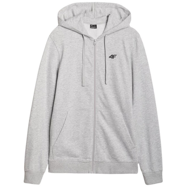 4F Heren wmm00tswsm1768 hoodie met volledige rits UTPP5405_grey large