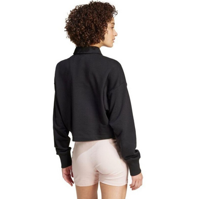 Adidas Dames alle szn french terry polo sweatshirt UTPP5446_black large