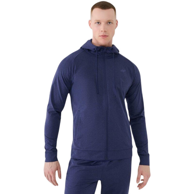 4F Heren wss25tfswm512 hoodie met volledige rits UTPP5413_navyblue large