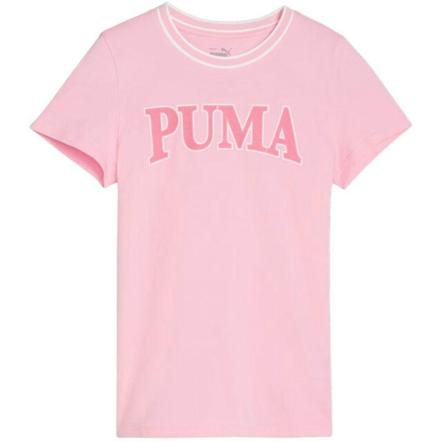 Puma Kinderen/ squad logo t-shirt UTPP5401_pink large
