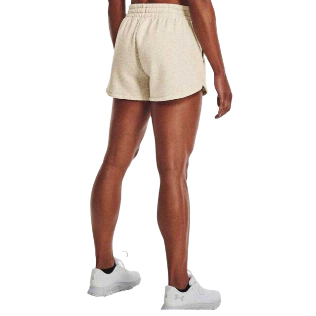 Under Armour Dames rival fleece korte broek UTPP5298_beige large
