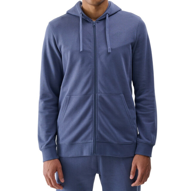 4F Heren wmm00tswsm1768 hoodie met volledige rits UTPP5405_blue large