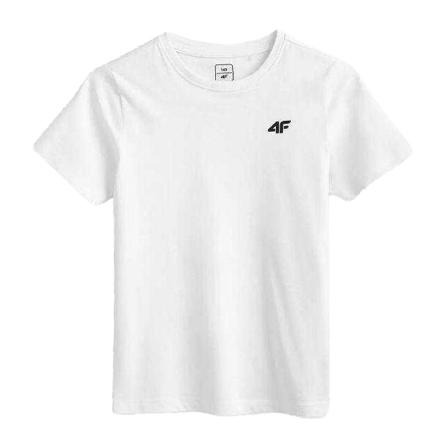 4F Effen t-shirt voor kinderen (verpakking van 3) UTPP5284_white large