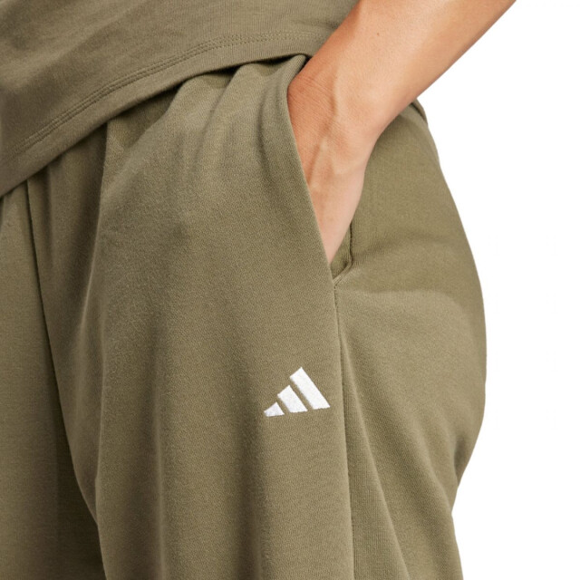 Adidas Dames essentials french terry joggingbroek met klein logo en manchet UTPP5206_green large