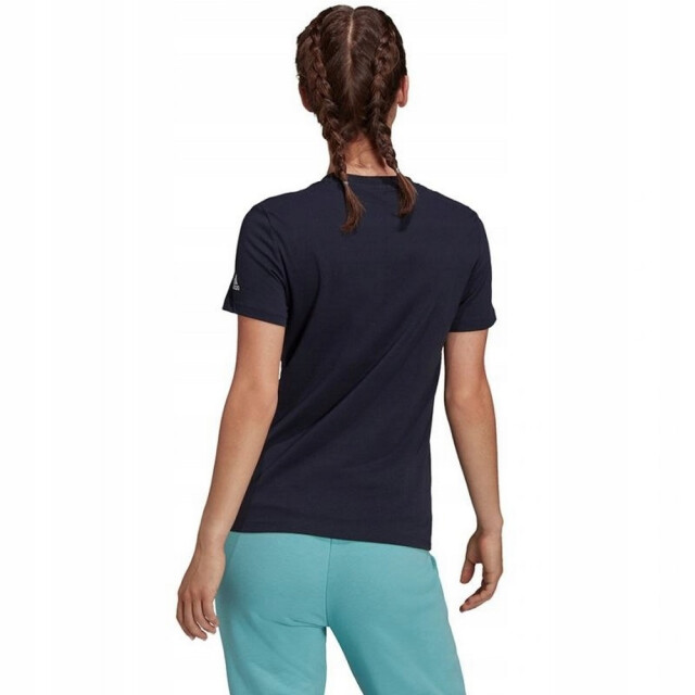 Adidas Dames essentials slim t-shirt met logo UTPP513_navyblue large