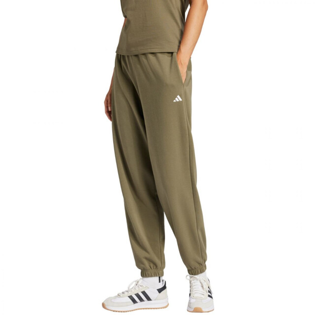 Adidas Dames essentials french terry joggingbroek met klein logo en manchet UTPP5206_green large