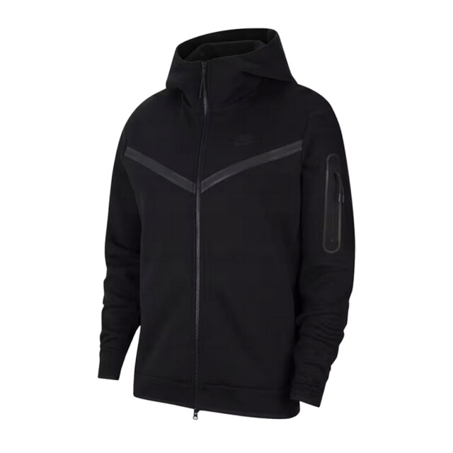 Nike Heren fleece techfit full zip hoodie UTPP5133_black large