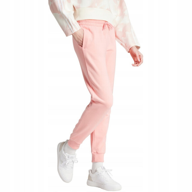 Adidas Dames french terry linear cuffed joggingbroek UTPP4933_pink large