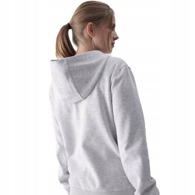 4F Dames wmm00tswsf1467 hoodie met volledige rits UTPP5017_coollightgreymelange large
