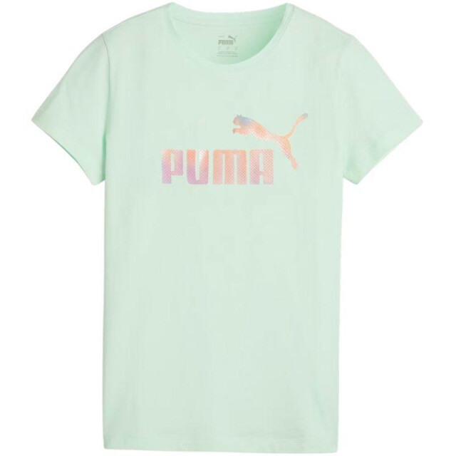 Puma Dames ess+ summer daze t-shirt UTPP4872_green large