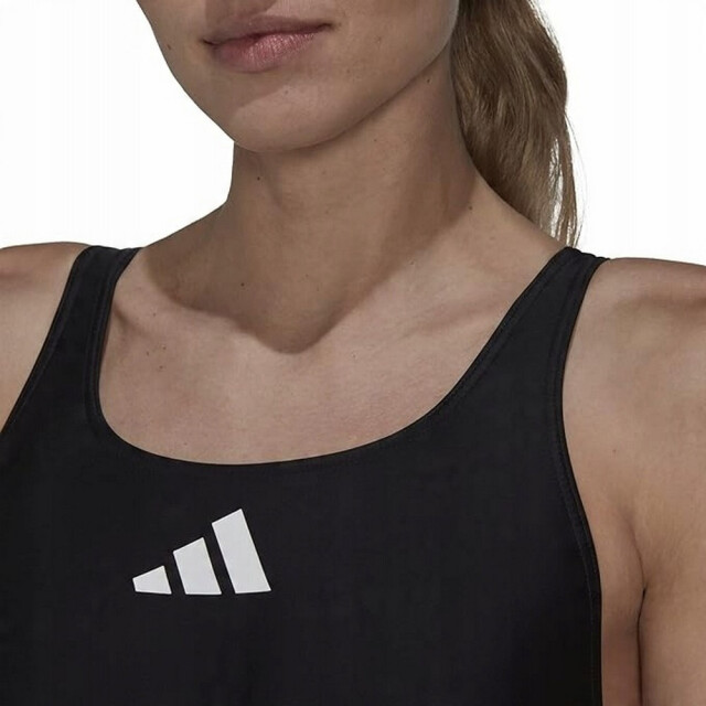 Adidas Dames 3 bars one piece zwempak UTPP4951_black large
