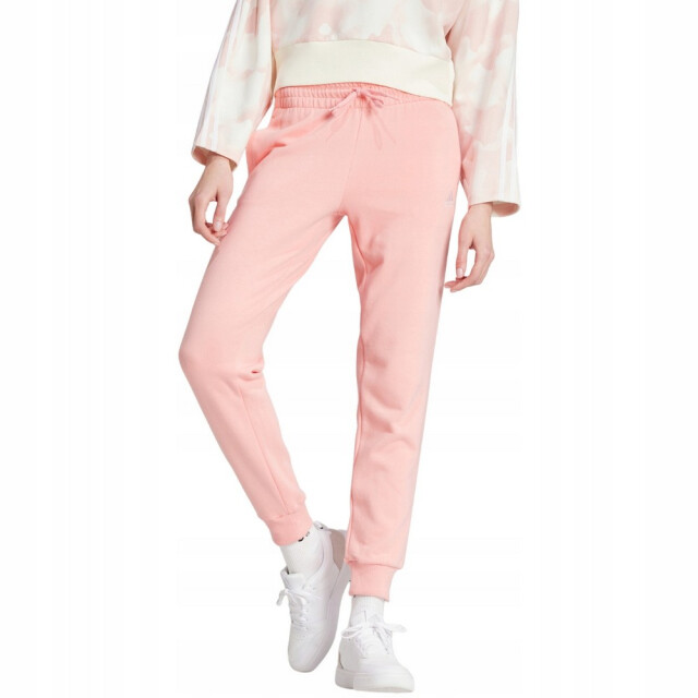 Adidas Dames french terry linear cuffed joggingbroek UTPP4933_pink large