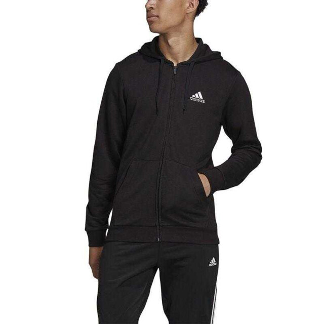 Adidas Heren french terry full zip hoodie UTPP4905_black large