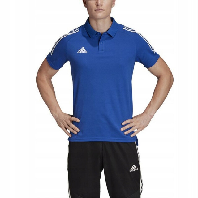 Adidas Heren condivo 20 poloshirt UTPP512_whiteblue large