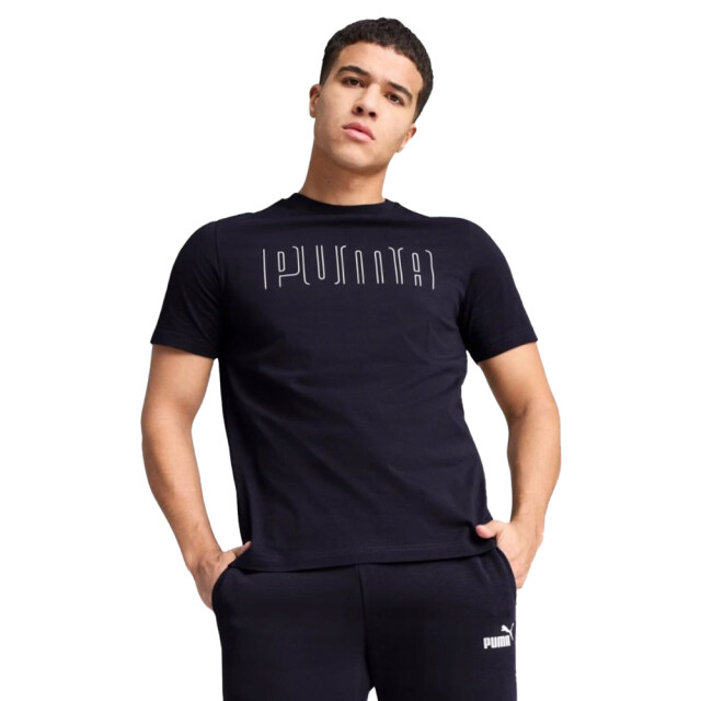 Puma Heren grafisch sport t-shirt UTPP4888_navyblue large