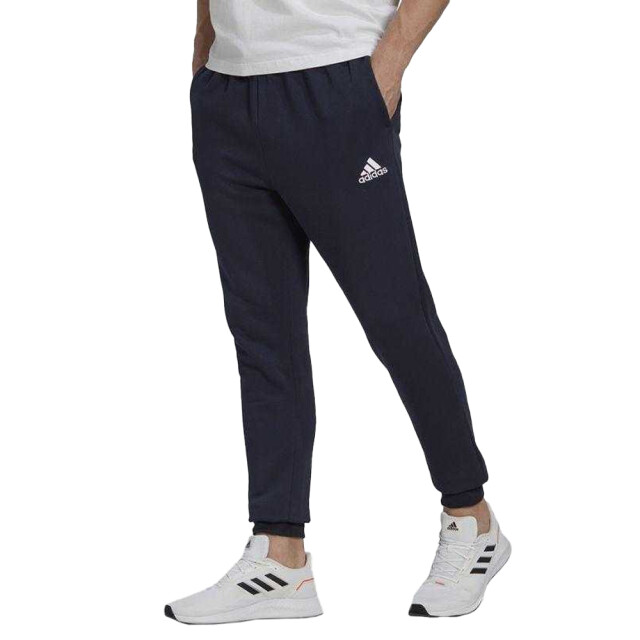 Adidas Heren essentials fleece tapered leg regular joggingbroek UTPP4875_navyblue large