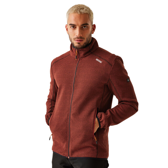 Regatta Great outdoors heren torrens full zip fleece vest UTRG3860_redochre large
