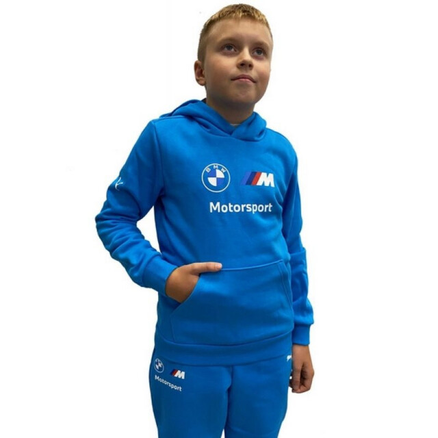 Puma Kinderen/kinderen motorsport bmw logo hoodie UTPP5503_blue large