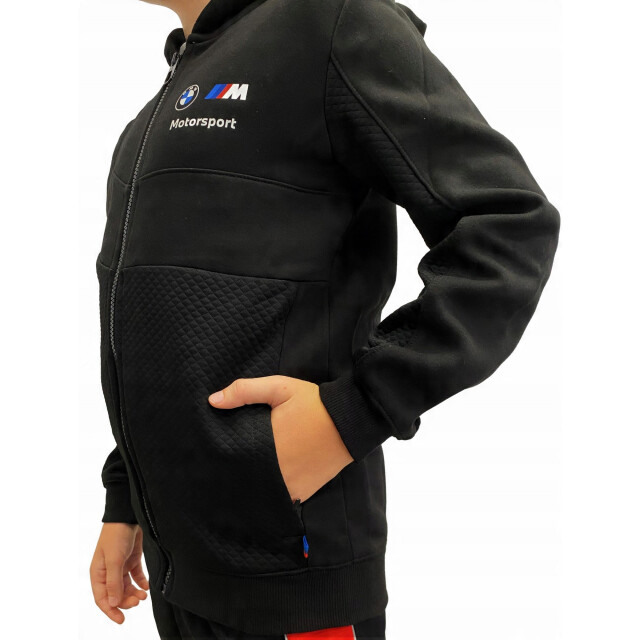 Puma Kinderen/kinderen motorsport bmw logo hoodie UTPP5504_black large
