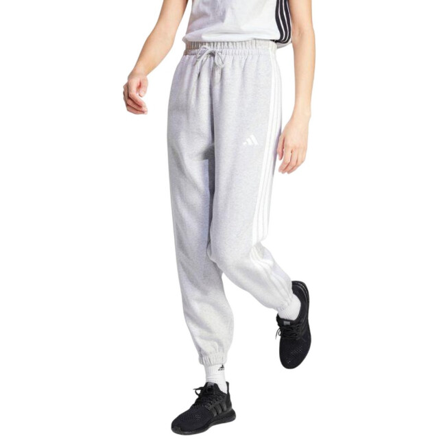 Adidas Dames essentials fleece 3 strepen loose fit joggingbroek UTPP4214_grey large