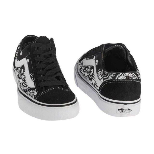 Vans Dames bandana schedel trainers UTPP3796_black large