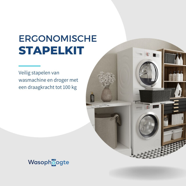 Wasophoogte Tussenstuk wasmachine & droger universeel 3188045 large