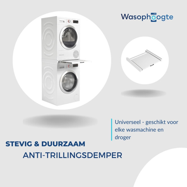 Wasophoogte Tussenstuk wasmachine & droger universeel 3188045 large