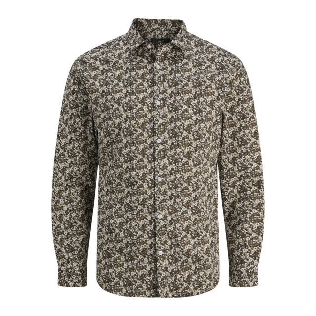 Jack & Jones Jprblablackpool stretch aop ls shirt sn dessin 5309.79.0054 large