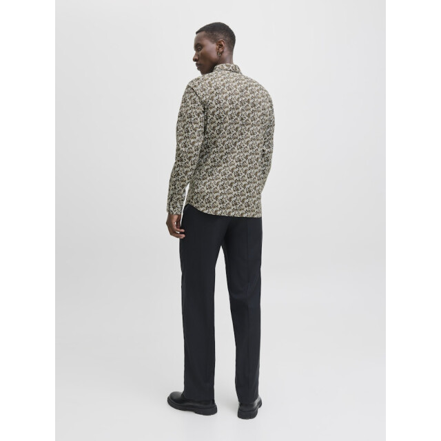 Jack & Jones Jprblablackpool stretch aop ls shirt sn dessin 5309.79.0054 large