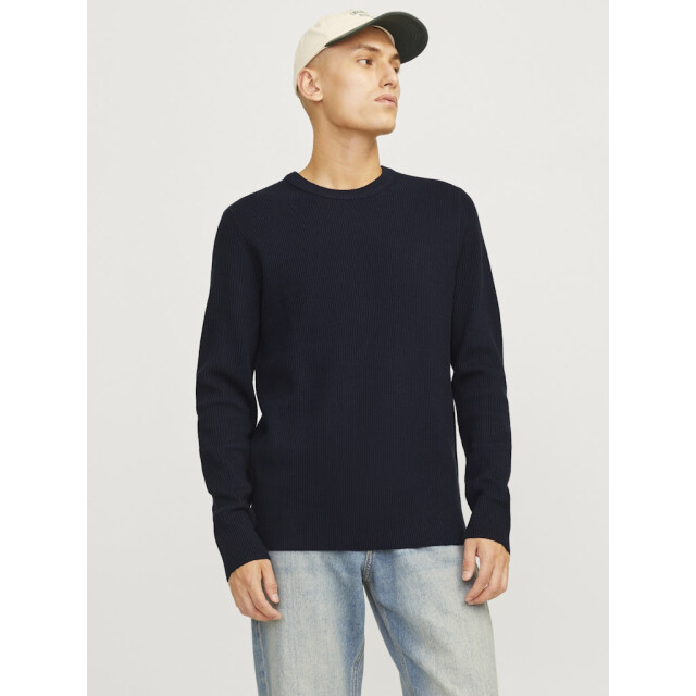 Jack & Jones Jjeperfect knit crew neck ln navy 5219.37.0019 large