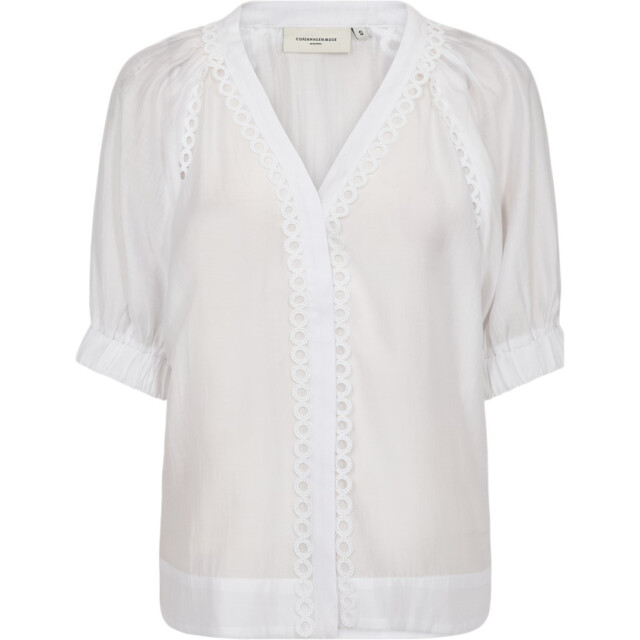 Copenhagen Muse Cmmolly shirt h deep v neck white 206203-1010 large