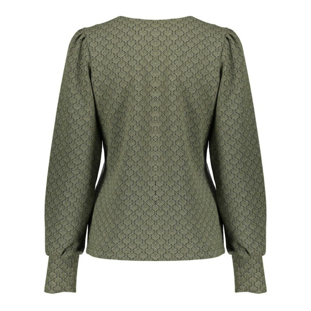 Geisha top print 52530-20 530 green/black 06010.340.0004 large