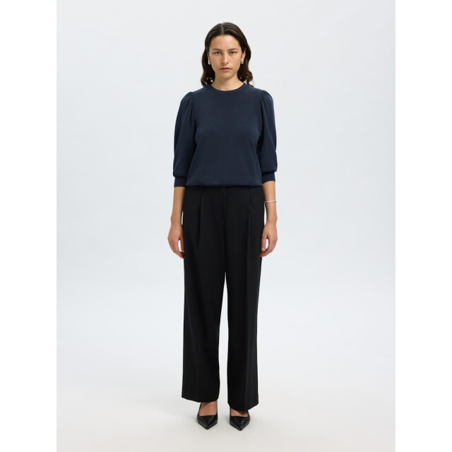 Selected Femme slftenny 3/4 sweat top noos 16082379 dark saphire 06721.240.0004 large