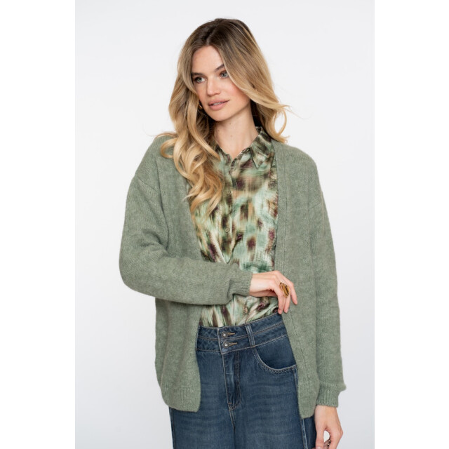 Geisha blouse print 53659-20 530 green/brown 06615.340.0009 large