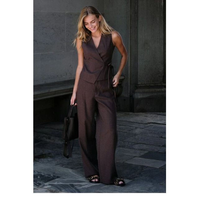 Neo Noir emmett melange pants 165059 205 brown melange 06541.840.0148 large