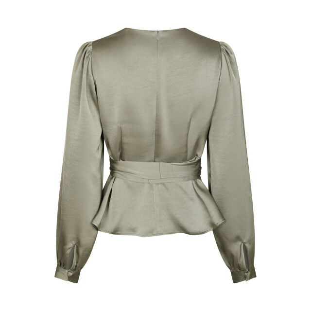 Neo Noir rista heavy sateen blouse 164803 627 smoke green 06615.369.0071 large
