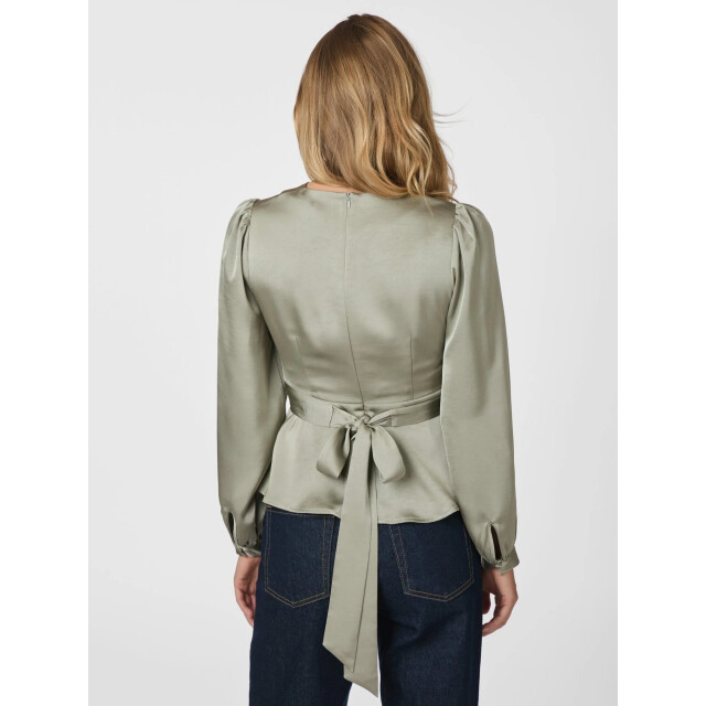 Neo Noir rista heavy sateen blouse 164803 627 smoke green 06615.369.0071 large