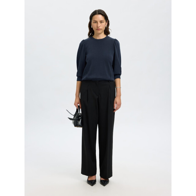 Selected Femme slftenny 3/4 sweat top noos 16082379 dark saphire 06721.240.0004 large