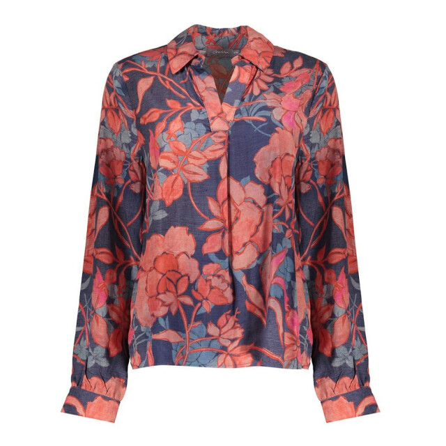 Geisha top print 53648-20 625 blue/red 06012.740.0002 large