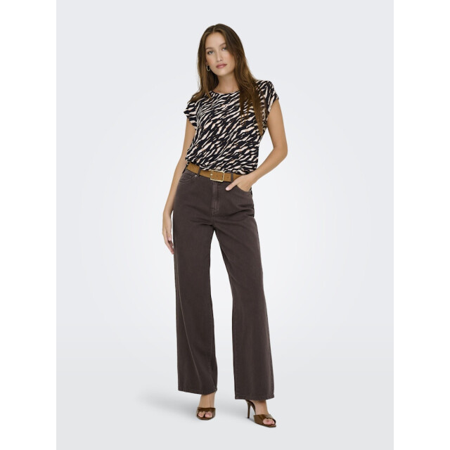 Only onlvic s/s aop top noos wvn 15161116 derifting zebra 06011.999.0009 large