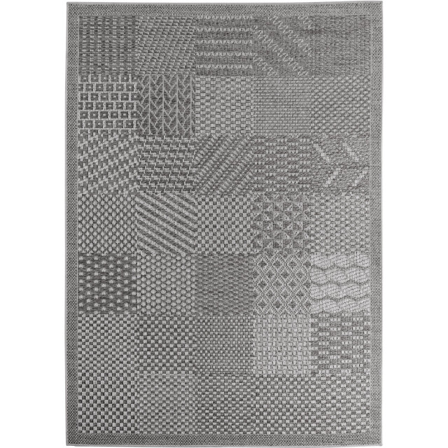 Muratap Buitenkleed ibiza – effen vloerkleed – 3d look – voor tuin, terras & binnen - 3241733 large