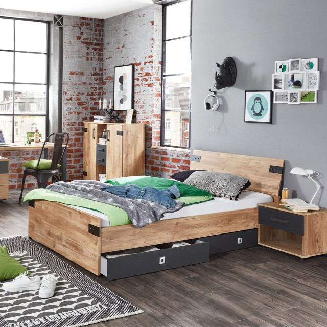 CaliCosy Bed 120 x 200 met set van 2 laden l126 cm 2930080 large