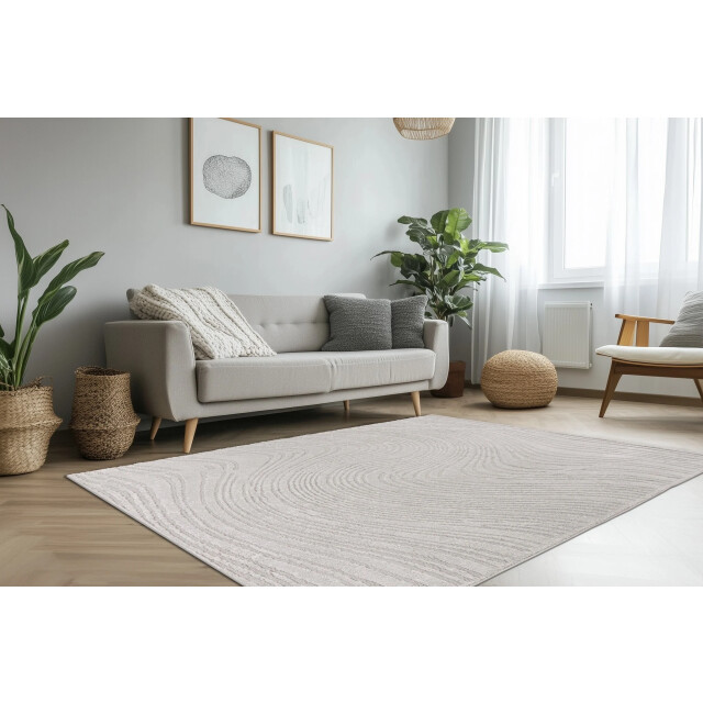 Muratap Lotus home abstract modern vloerkleed 100% polyester, laagpolig, 3d effect - 3241425 large
