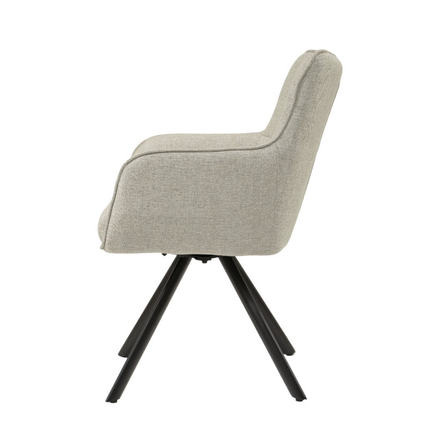 Livingfurn eetkamerstoel tori sand zwart set van 2 3040554 large