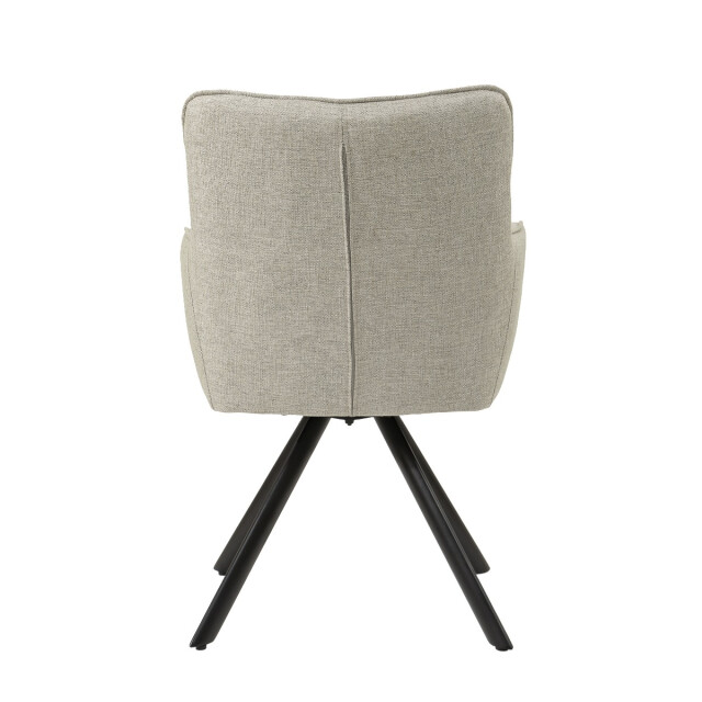 Livingfurn eetkamerstoel tori sand zwart set van 2 3040554 large