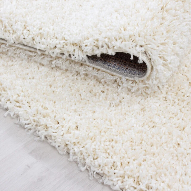 Muratap Basic shaggy vloerkleed creme hoogpolig- 60x110 cm 1128759 large